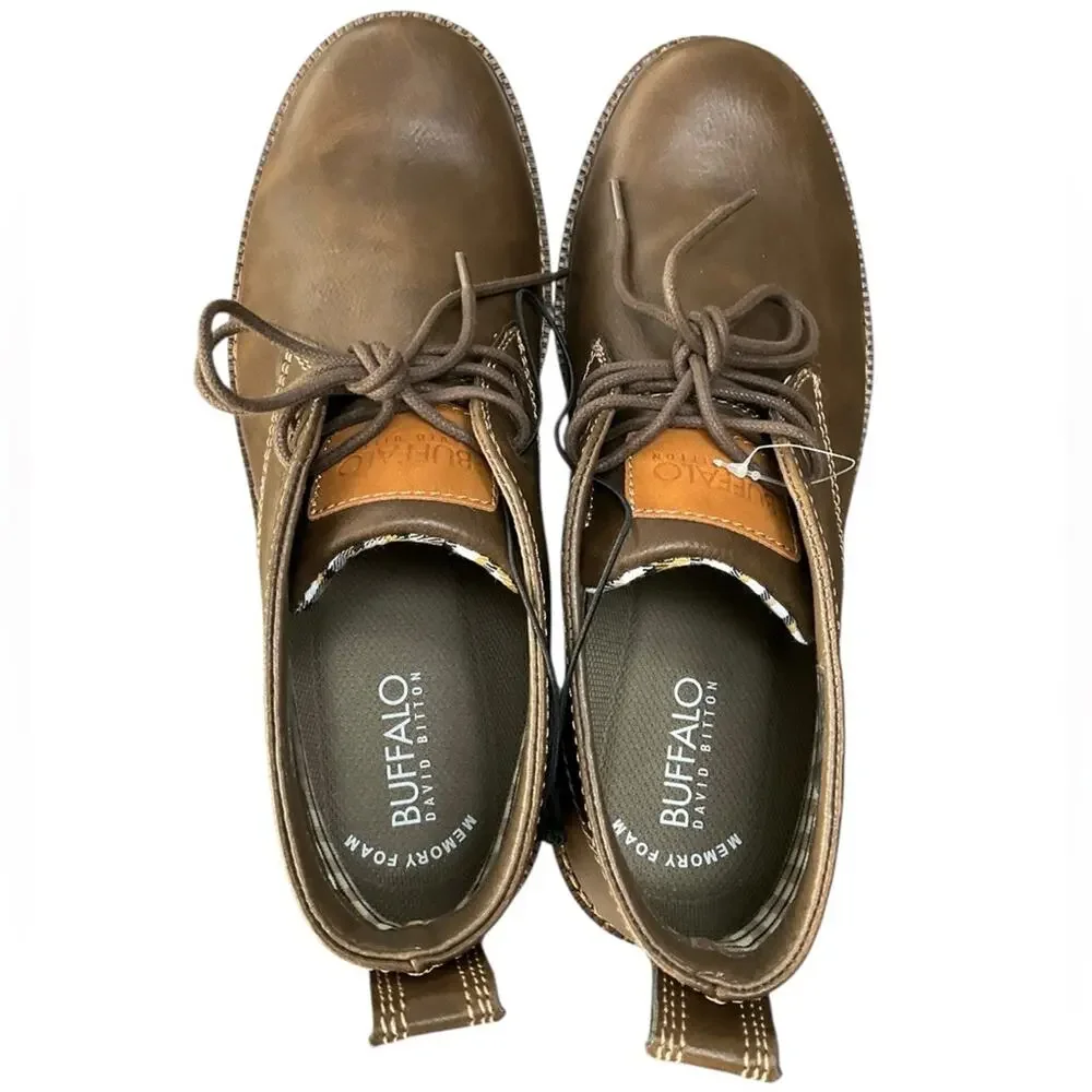 Buffalo David Bitton Men's Brown Chukka Boots Size 9 NEW NIB
